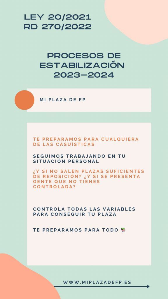 Enlace al BOE para consultar todos los detalles.